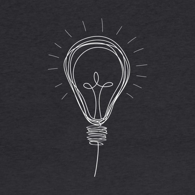 Idea | Lamp Light Bulb Sketch by KarabasClothing